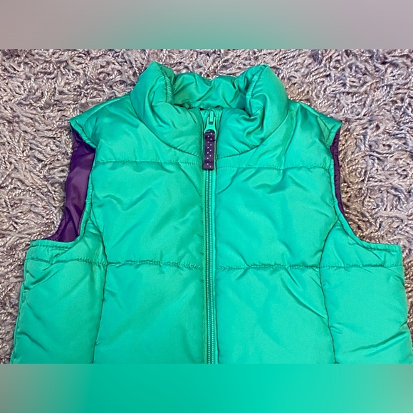 Land’s End kids insulated puffer vest size 5-6 🍁 🍂 - Picture 8 of 16